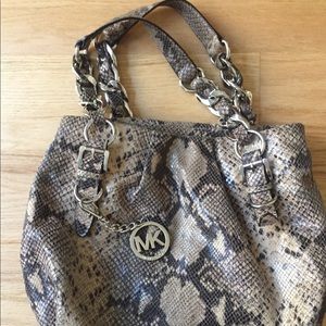 Michael Kors Snakeskin Handbag